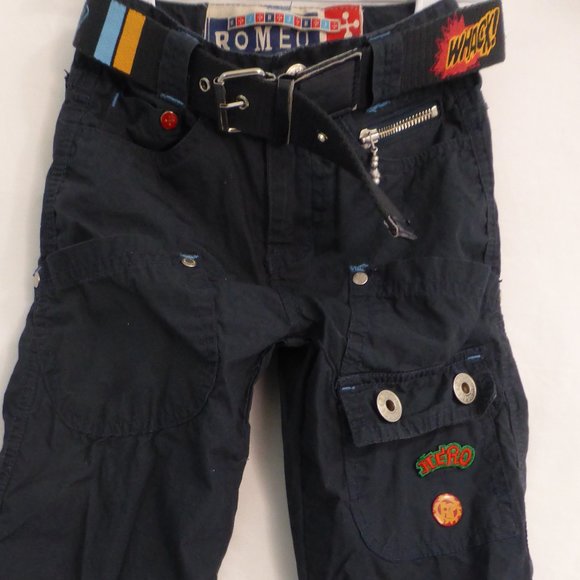 ROMEO & JULIETTE, 5, navy blue cargo pants